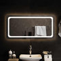 Voir la diapositive 1 : VIDAXL Miroir de salle de bain a LED 100x50 cm