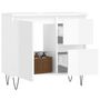 Voir la diapositive 3 : VIDAXL Armoire de salle de bain blanc brillant 65x33x60 cm