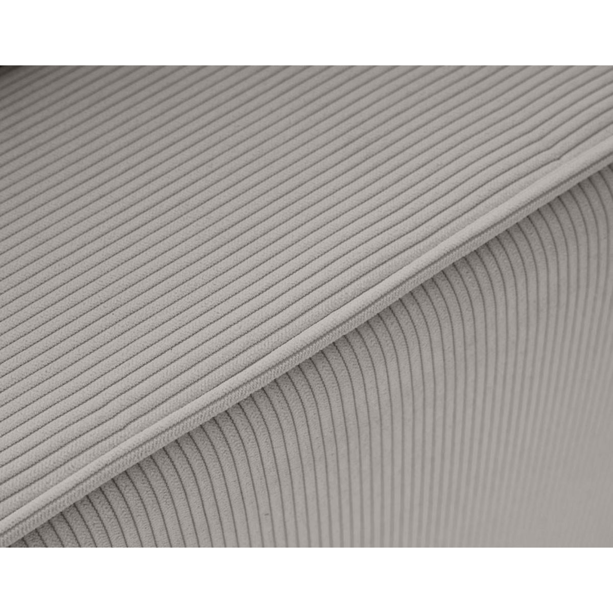 LISA DESIGN Albane - fauteuil en velours côtelé pieds bois foncé