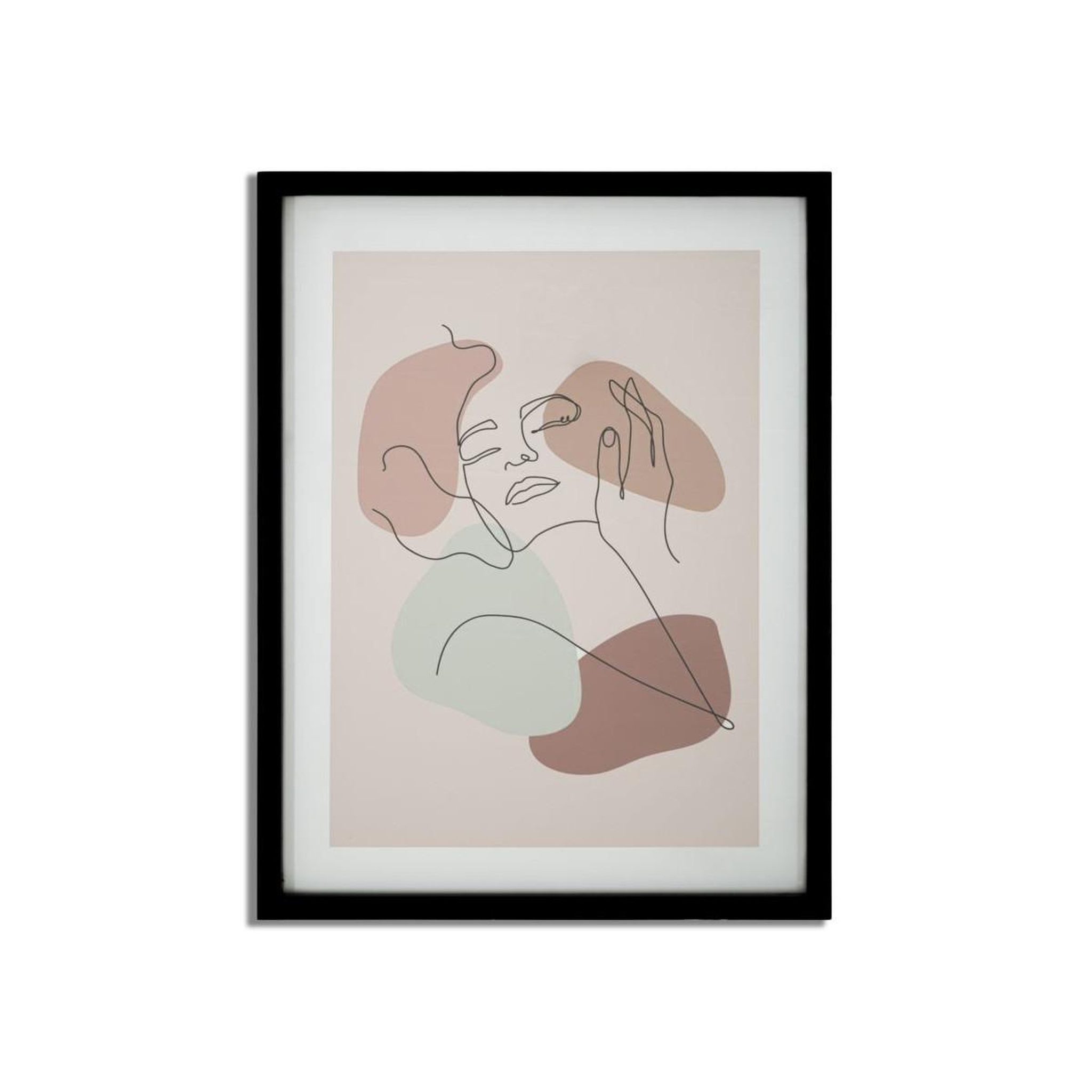 Paris Prix Cadre déco  face  35x47cm multicolore