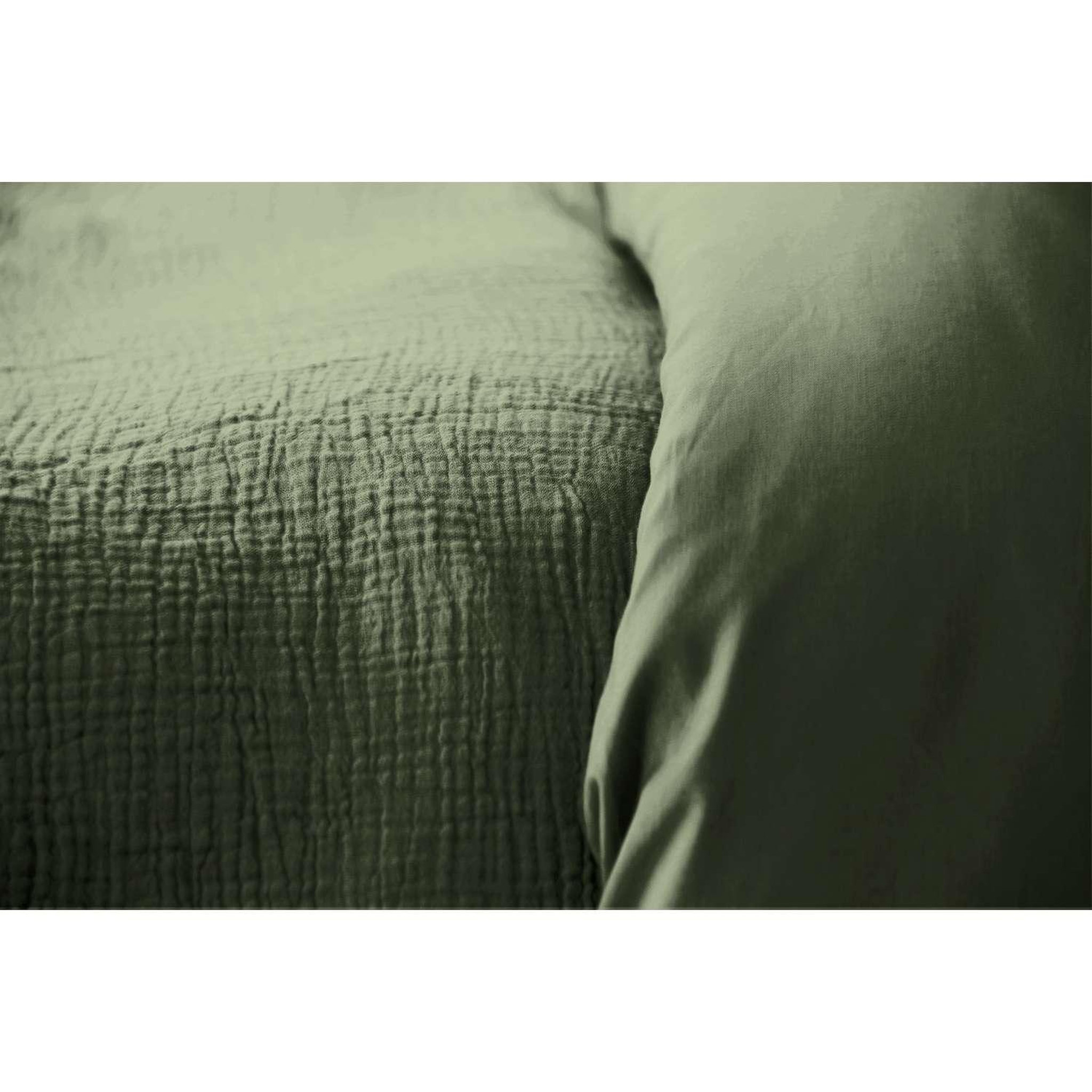 Voir la diapositive 4 : COTE DECO Parure de lit - double gaze de coton