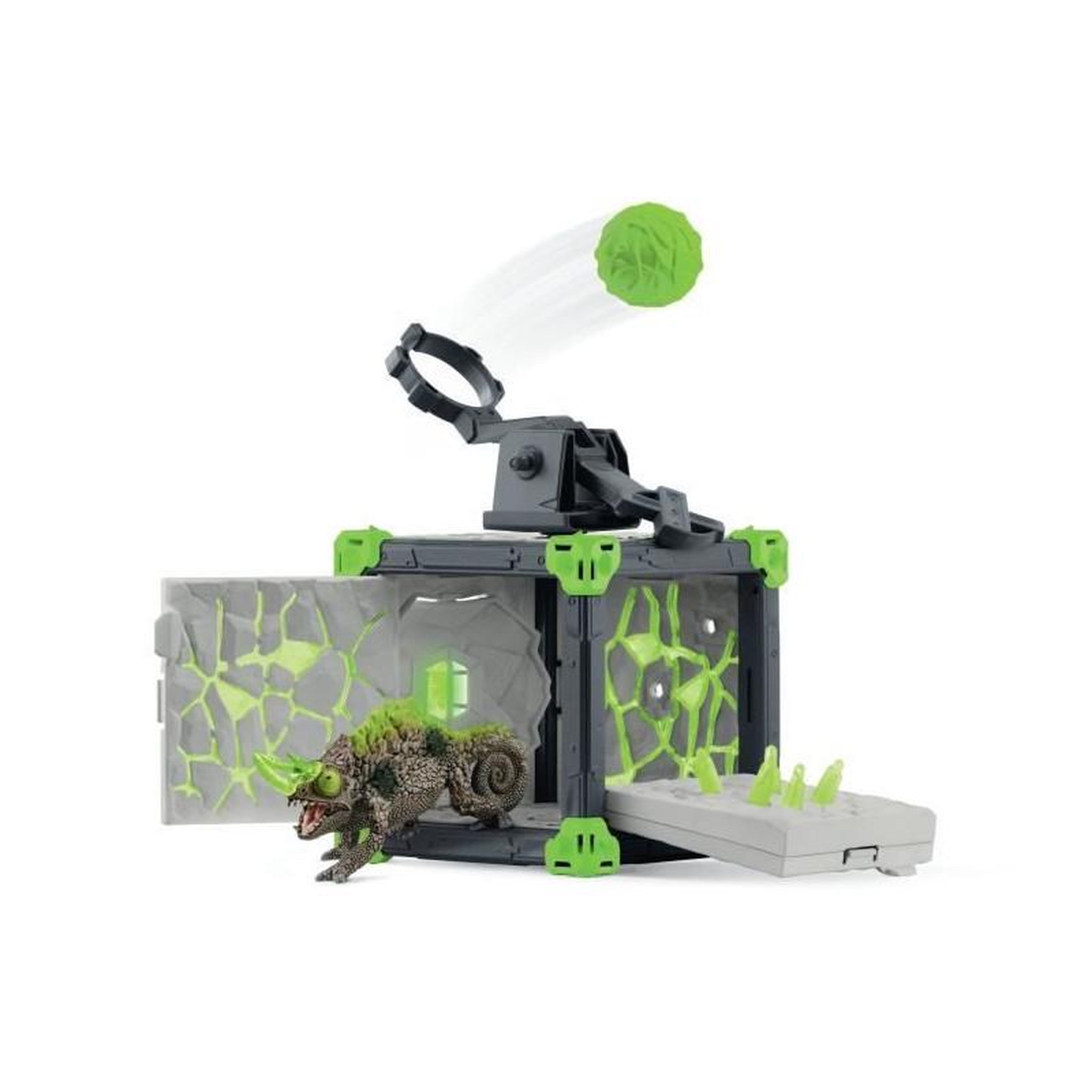 Voir la diapositive 2 : Schleich BattleCave Caméléon de Pierre, Extension de l'arene, SCHLEICH 42677 Eldrador Creatures, des 7 ans