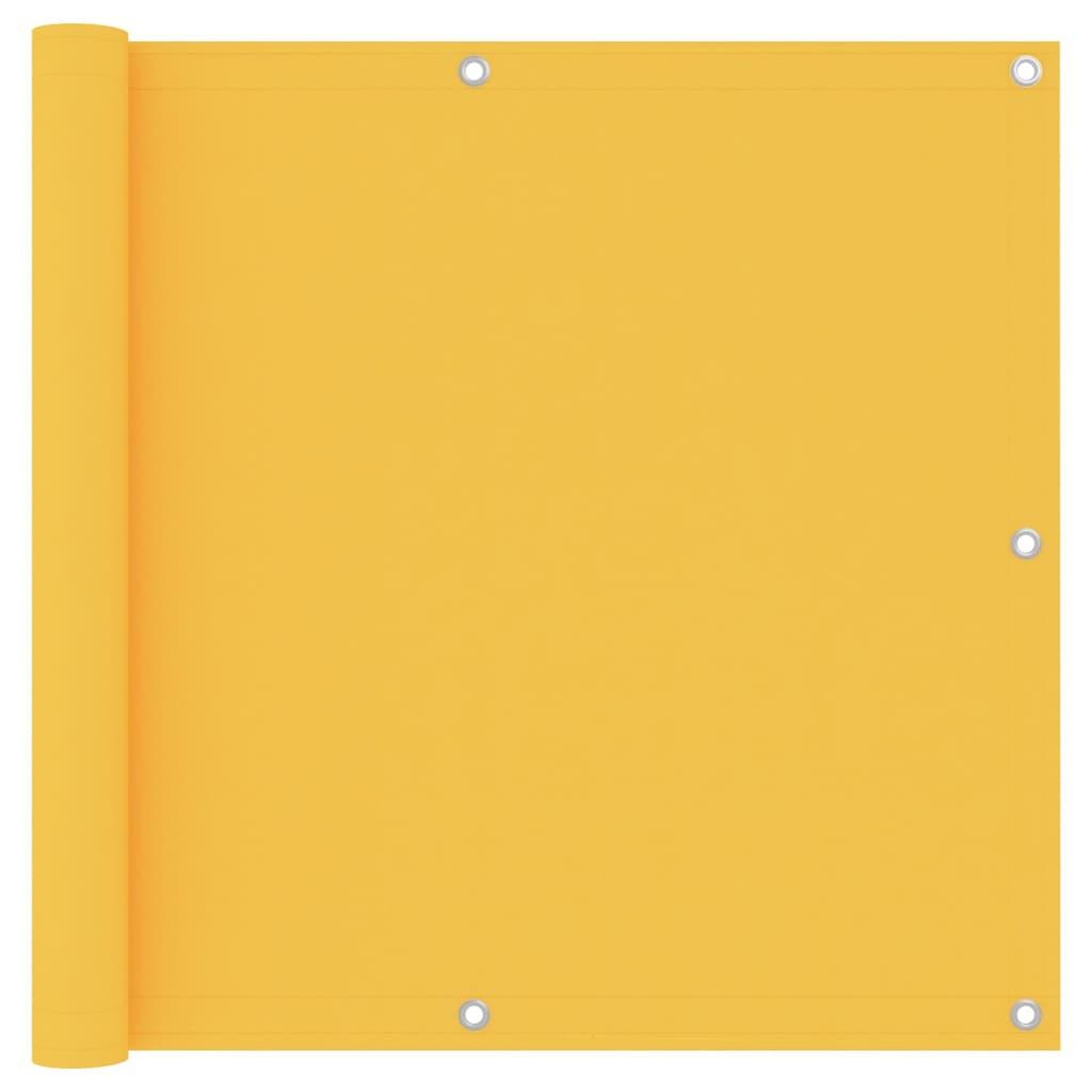 Voir la diapositive 1 : VIDAXL Ecran de balcon Jaune 90x600 cm Tissu Oxford