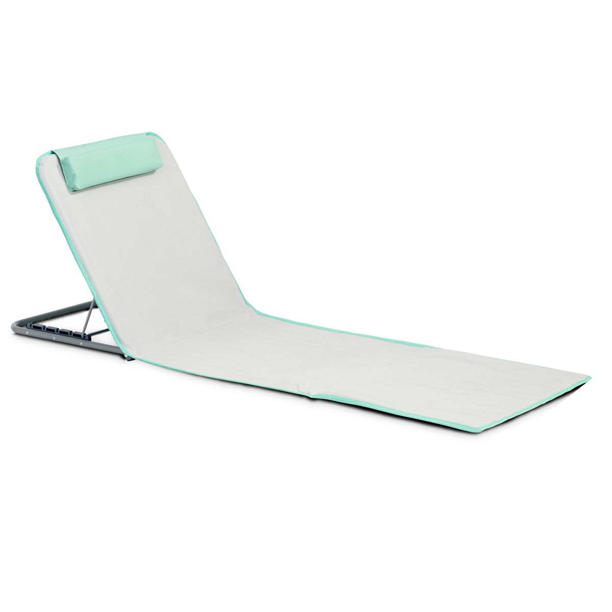 Clic Clac des Plages Cale dos bain de soleil acier 5 positions gris CLIC CLAC