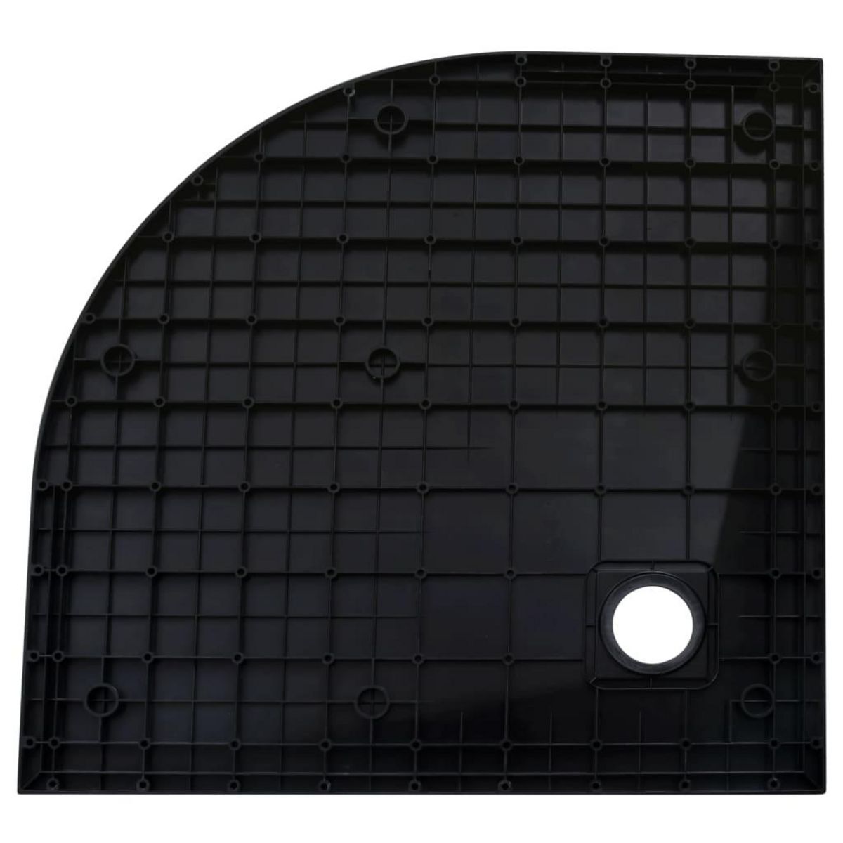 VIDAXL Receveur de douche SMC Noir 90x90 cm
