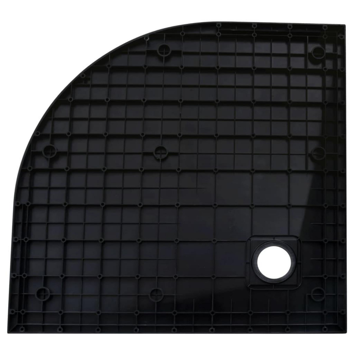 VIDAXL Receveur de douche SMC Noir 90x90 cm