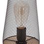 Voir la diapositive 2 : ATMOSPHERA Lampe en métal et bois noir