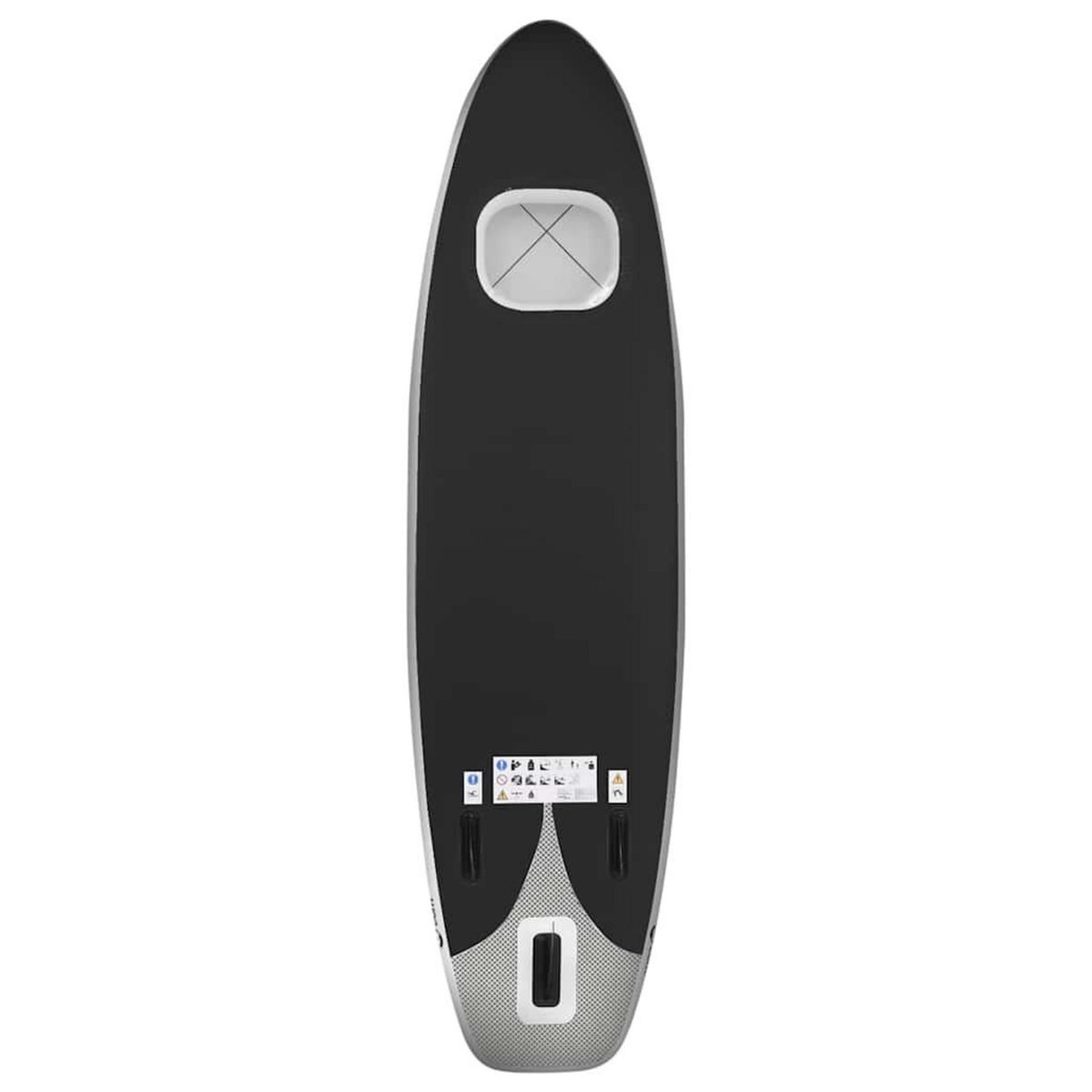 VIDAXL Ensemble de planche SUP gonflable Noir 360x81x10 cm