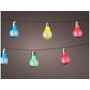 Voir la diapositive 2 : JARDIDECO Guirlande lumineuse solaire 10 ampoules Led Multicolore