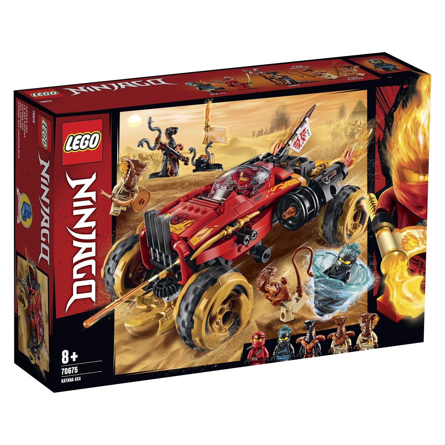 LEGO Ninjago 70675 - Le 4x4 Katana pas cher - Auchan.fr