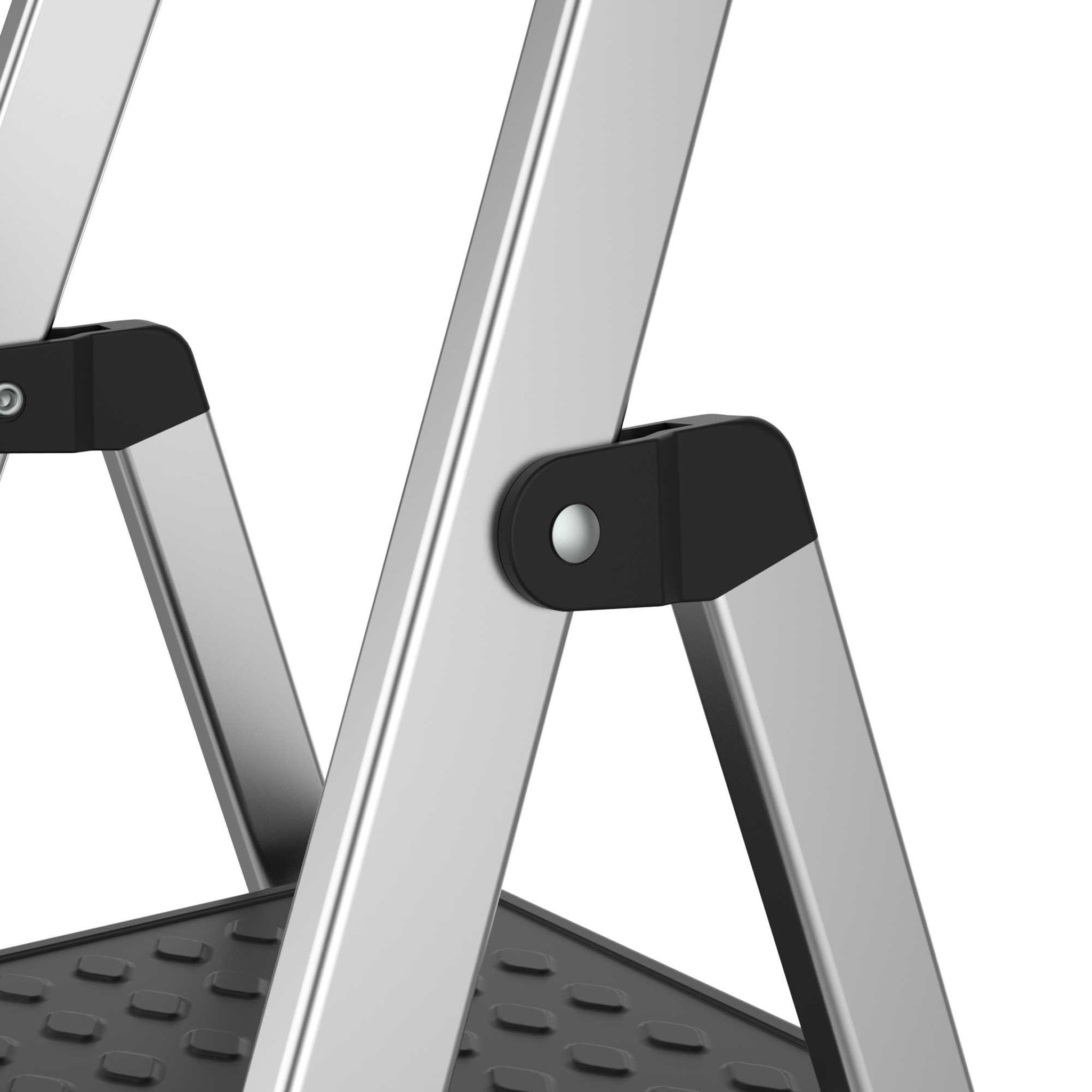 Voir la diapositive 4 : WERKAPRO Escabeau aluminium 6 marches - werka pro