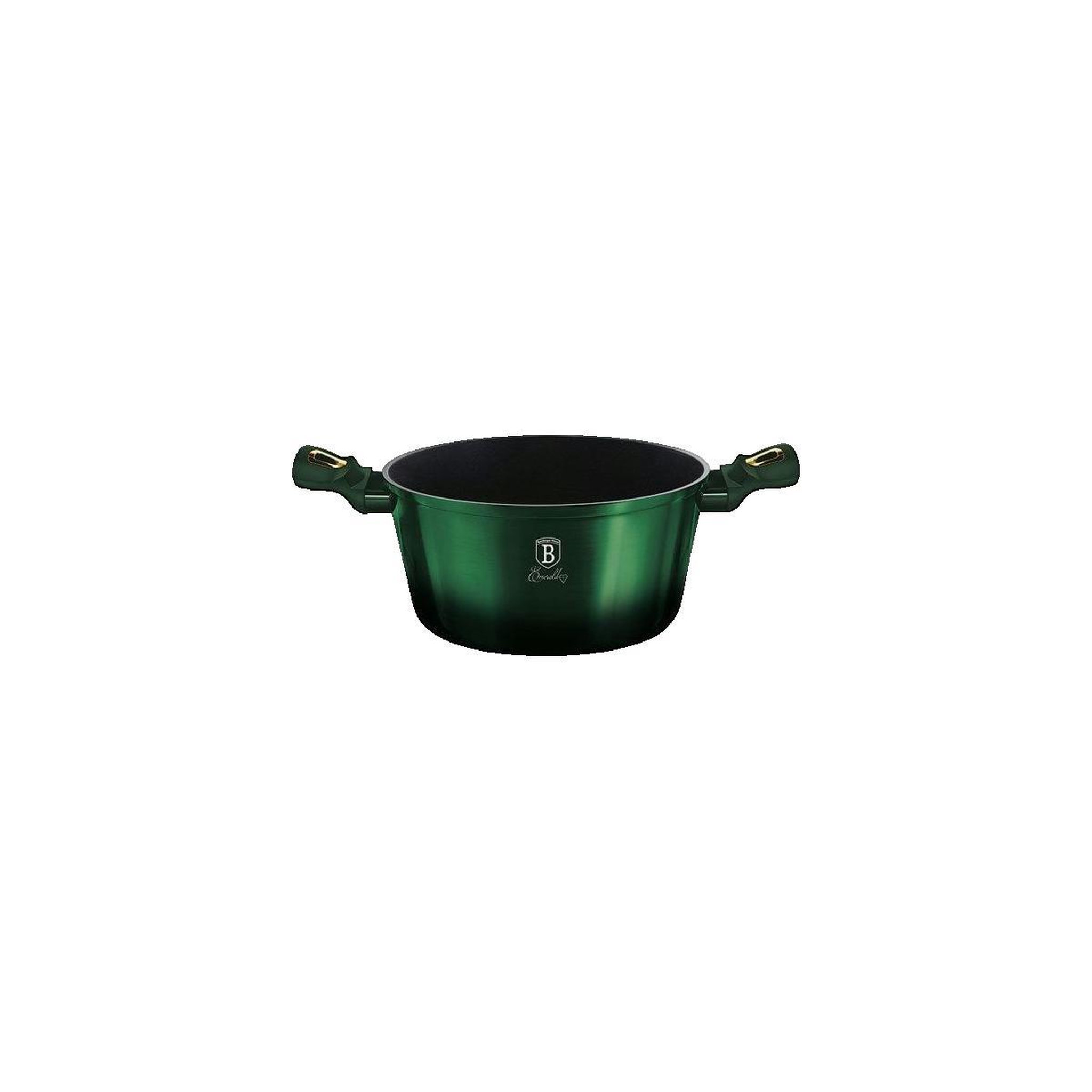 Voir la diapositive 2 : BERLINGER HAUS Casserole Berlinger Haus Aluminium Forgé Vert Métallique 20 cm