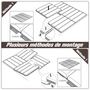 Voir la diapositive 6 : OUTSUNNY Caillebotis - dalles terrasse - lot de  9 - emboîtables, installation très simple - petits carreaux composite plastique imitation bois chocolat