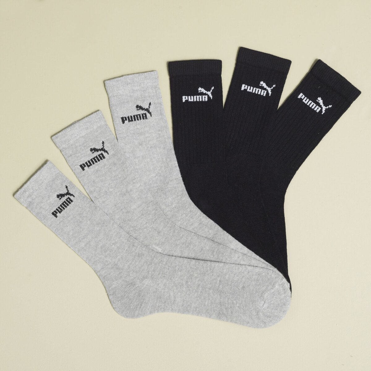 Promotion 6 paires de chaussettes homme longues en laine