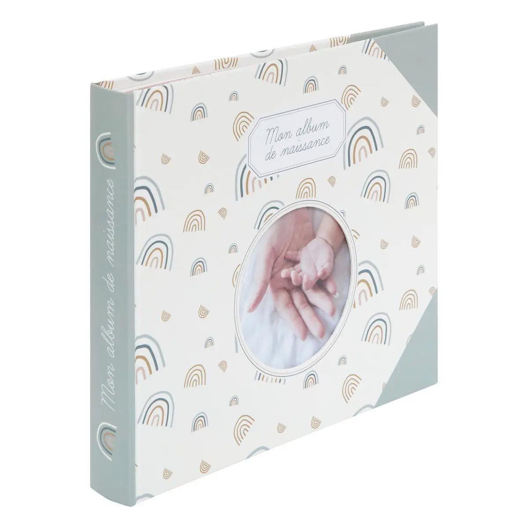 Atmosphera Kids Livre de naissance bébé  album  27cm vert