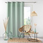 Paris Prix Rideau à Œillets  Absolu  140x280cm Sauge