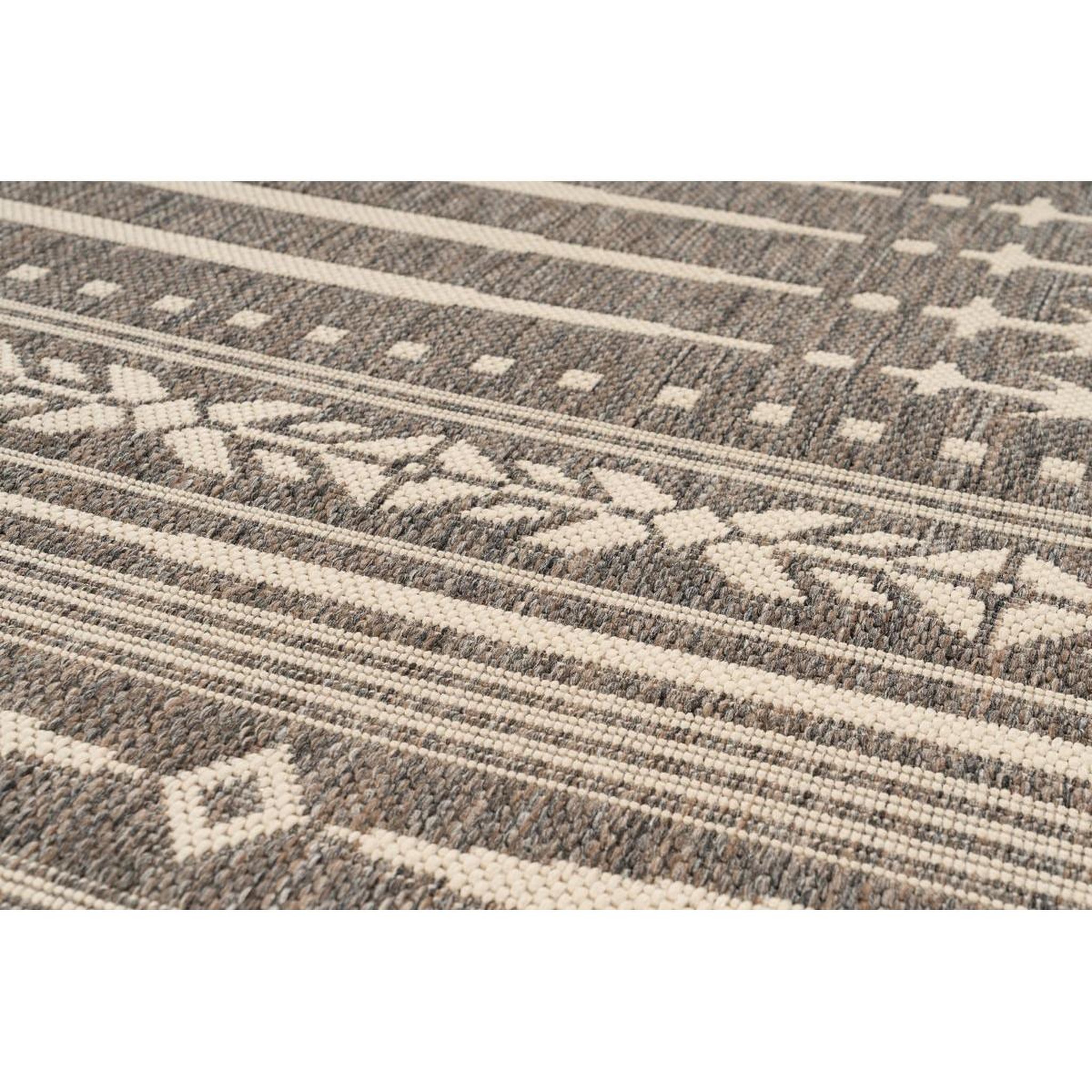 Voir la diapositive 2 : Paris Prix Tapis Imprimé à Poils Plats  Splash  Marron
