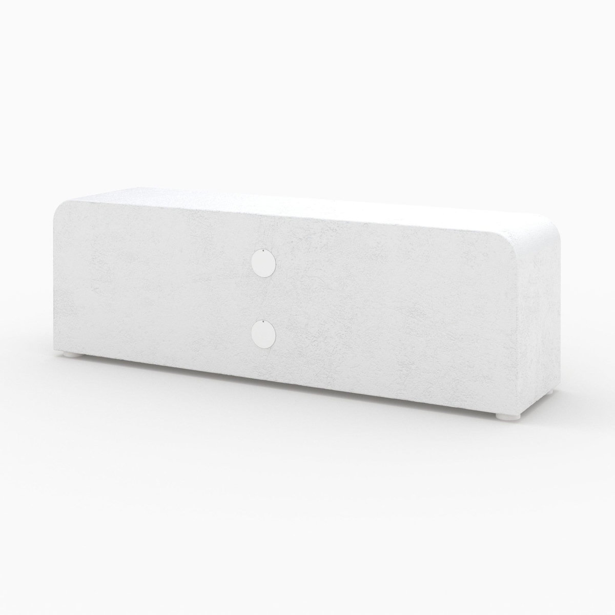 Rendez vous déco Meuble TV en plâtre blanc cassé 140 cm-Fira