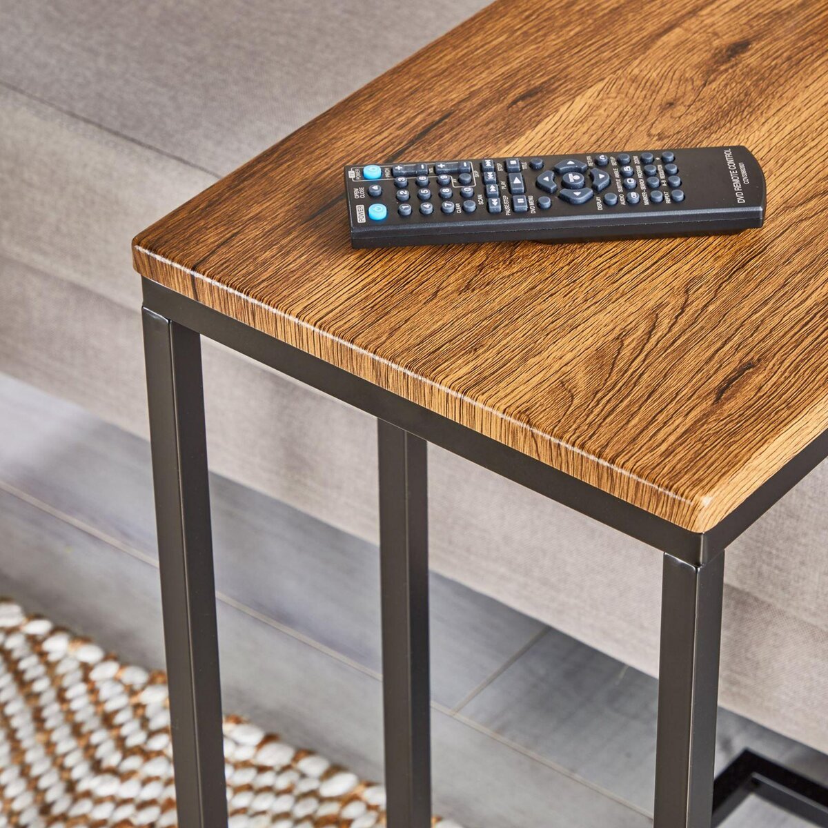 IDIMEX Table d'appoint rectangulaire DEBORA