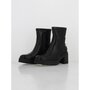  Chaussures montantes Xti Black pu ladies ankle boots  7-129