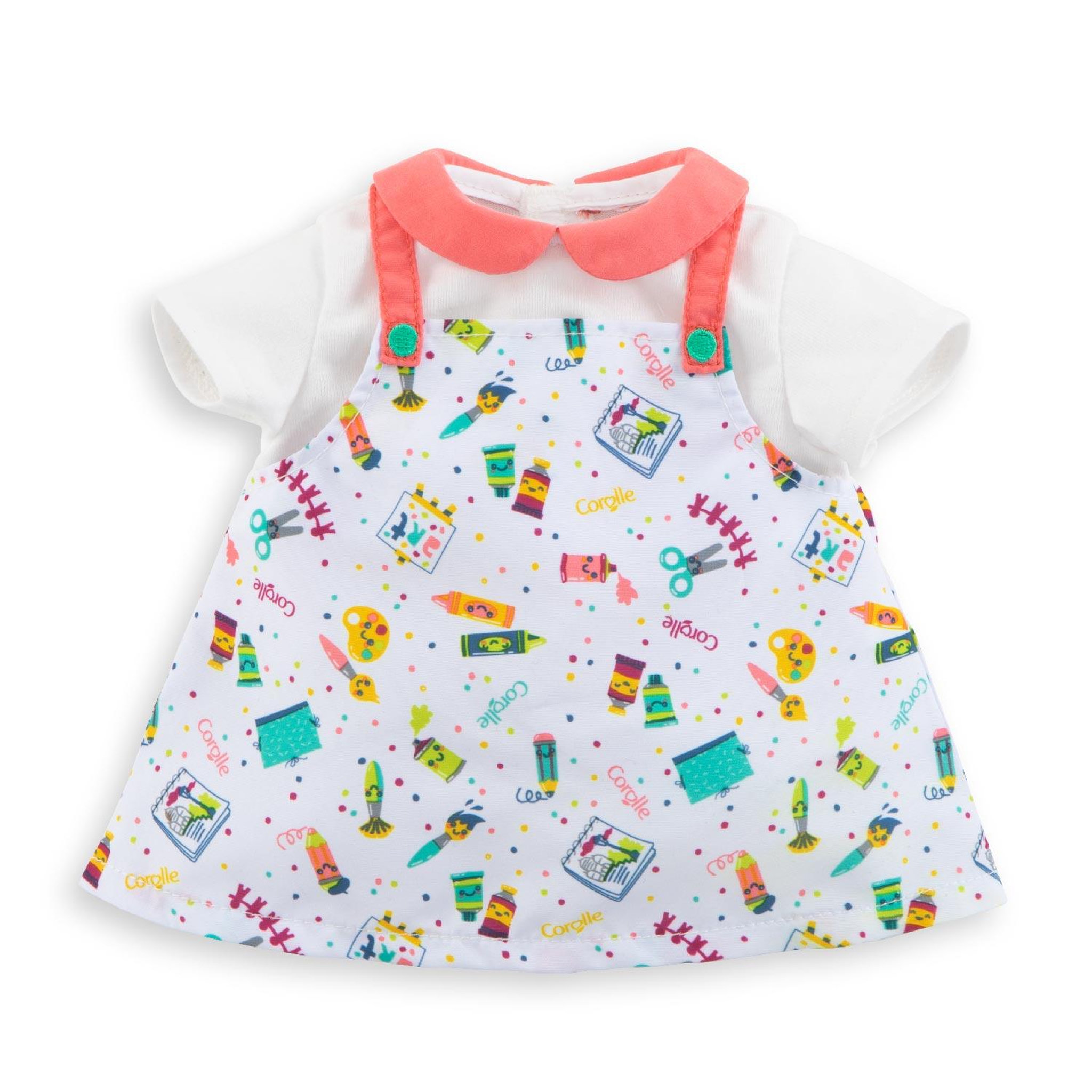 Voir la diapositive 1 : Corolle Robe Petit Artiste pour poupon 30 cm