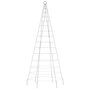 Voir la diapositive 5 : VIDAXL Sapin de Noël a LED sur mat de drapeau 200 LED colore 180 cm