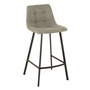 Voir la diapositive 1 : Paris Prix Chaise de Bar Design  Stéphane  97cm Gris