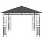 Voir la diapositive 3 : VIDAXL Belvedere avec moustiquaire 3x3x2,73 m Anthracite 180 g/m^2