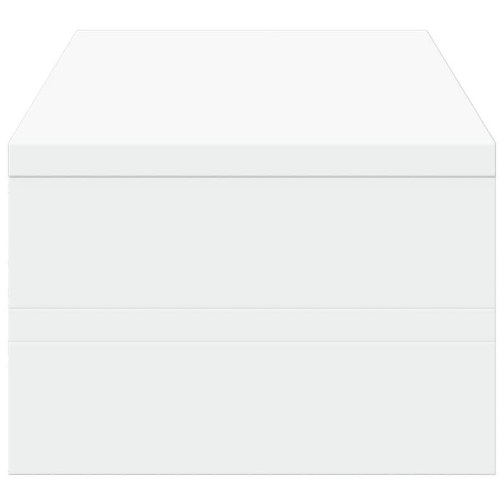 Voir la diapositive 5 : VIDAXL Support de moniteur blanc 54x22x15 cm bois d ingénierie