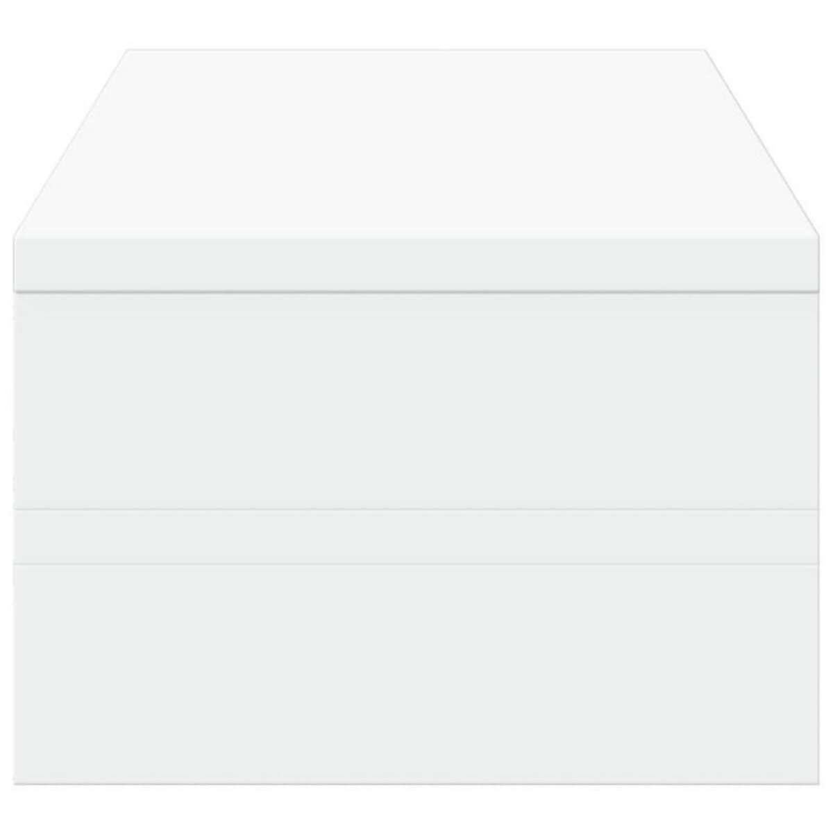 VIDAXL Support de moniteur blanc 54x22x15 cm bois d ingénierie