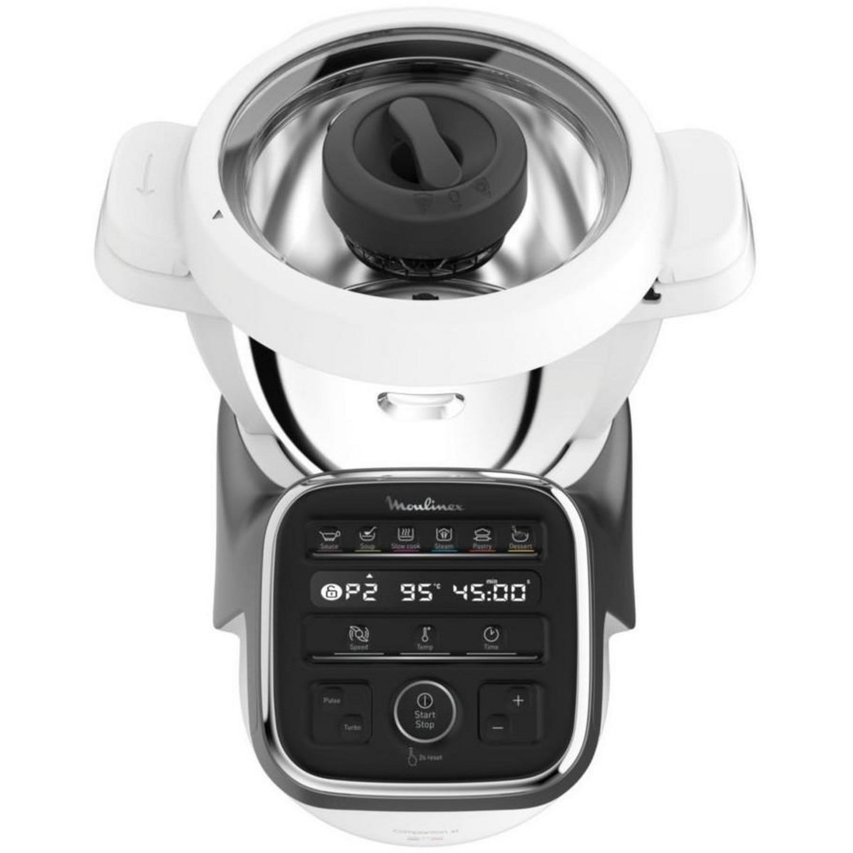 MOULINEX Robot cuiseur multifonctions 3l 1550w noir - hf80c800