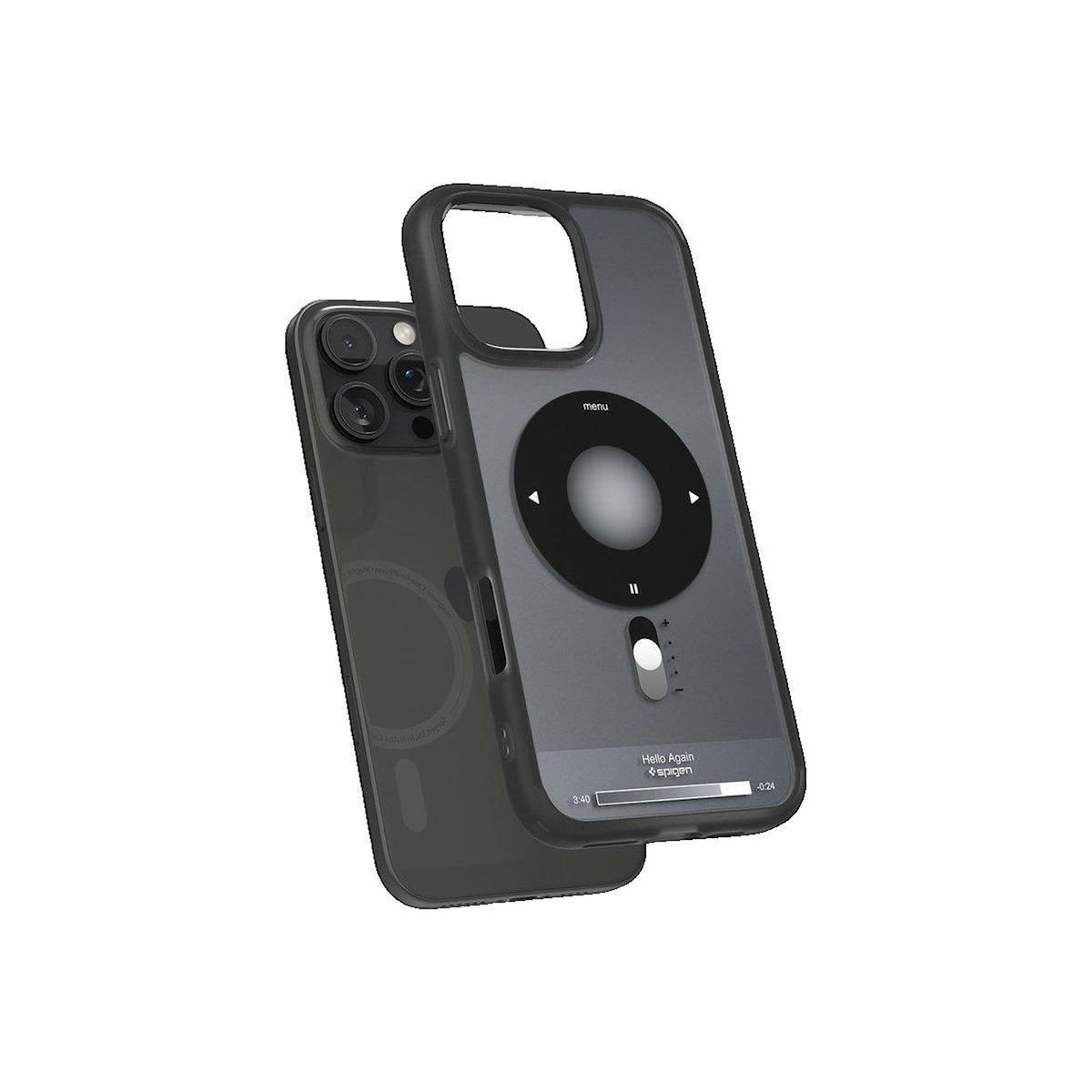 SPIGEN Coque Apple iPhone Spigen Ultra Hybrid Classic (MagFit) Noir