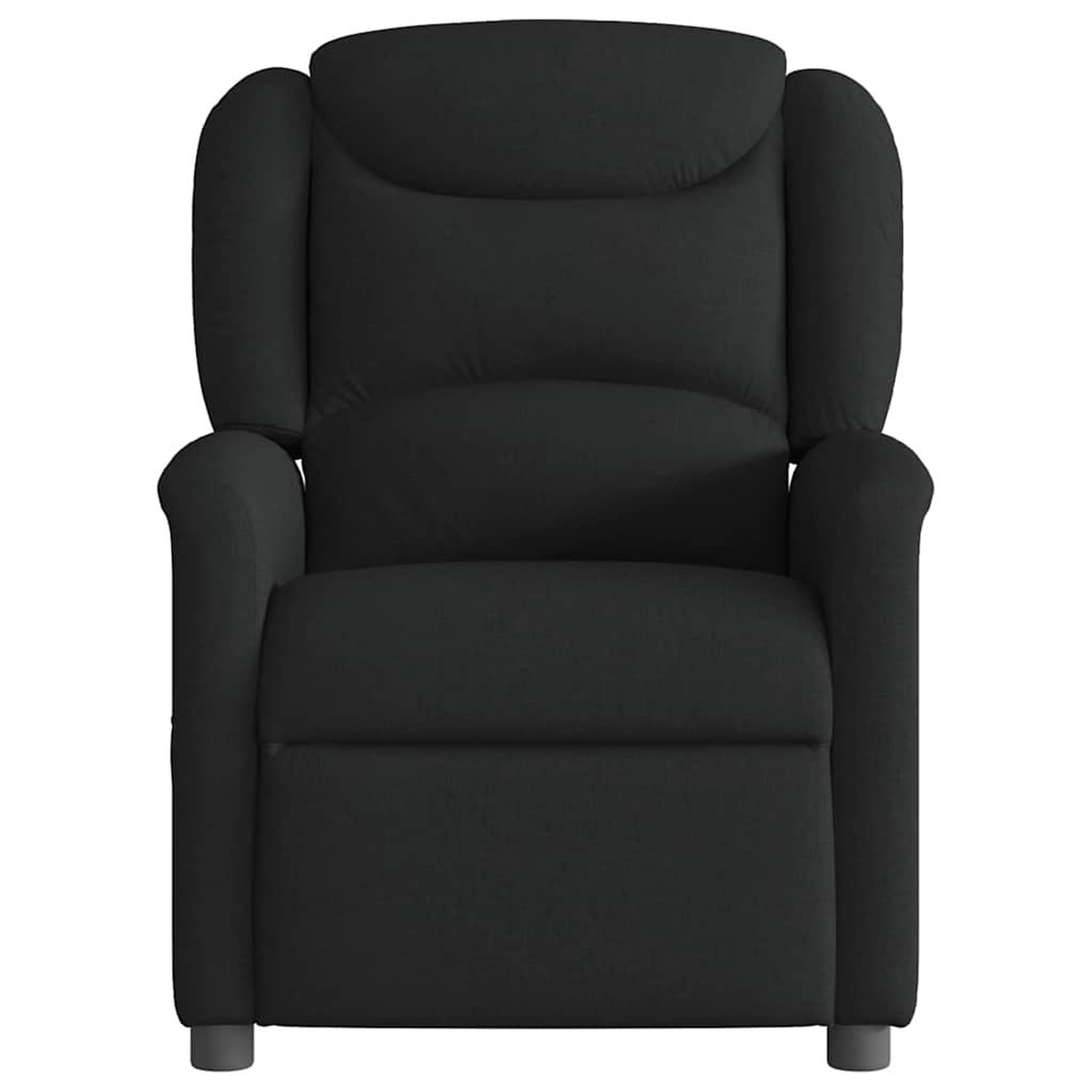 Voir la diapositive 5 : VIDAXL Fauteuil de massage inclinable electrique Noir Tissu