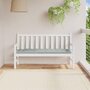 Voir la diapositive 3 : VIDAXL Coussin de banc de jardin gris clair melange 150x50x7 cm tissu
