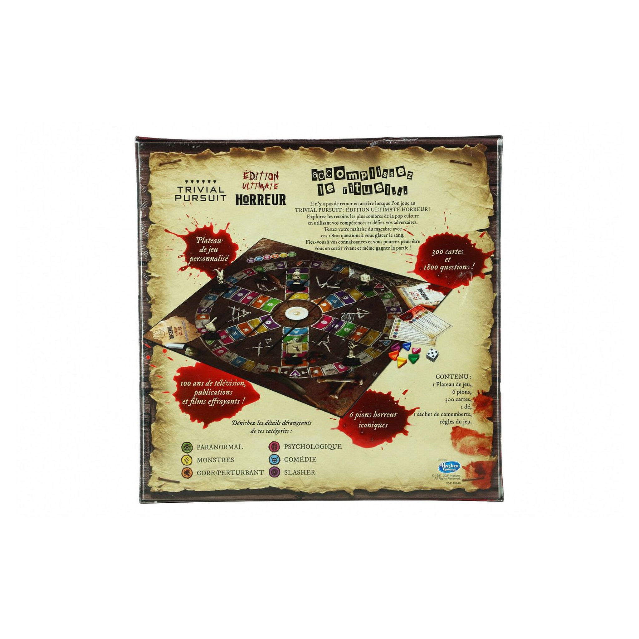Voir la diapositive 5 :  WINNING MOVES Trivial Pursuit - Horreur