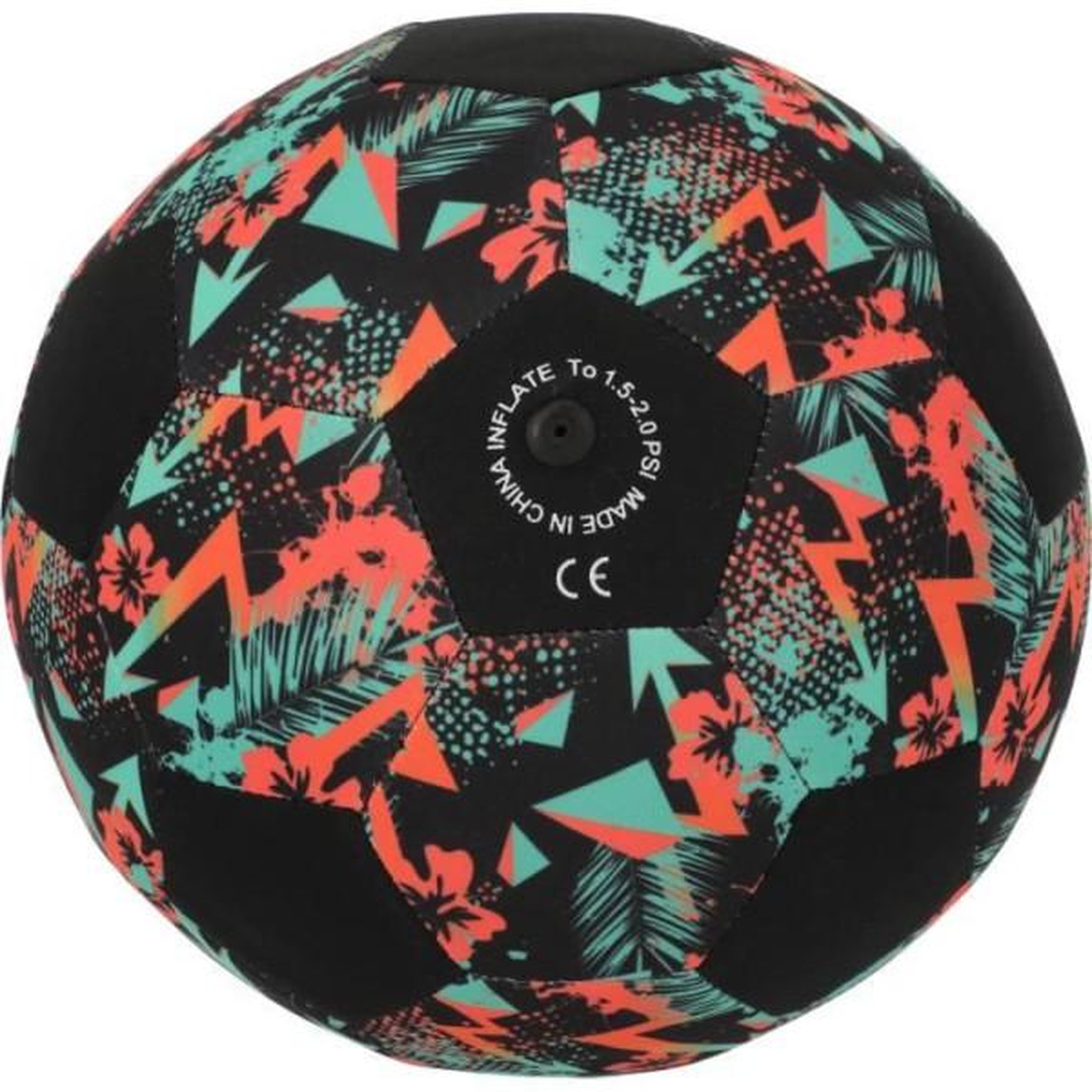 Voir la diapositive 2 : CRUZ Ballon de football - CRUZ - Néoprene - Taille 5 - Léger et idéal pour la plage