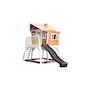 Voir la diapositive 2 : Axi House AXI Crooked Max Maisonnette marron blanc Toboggan Gris