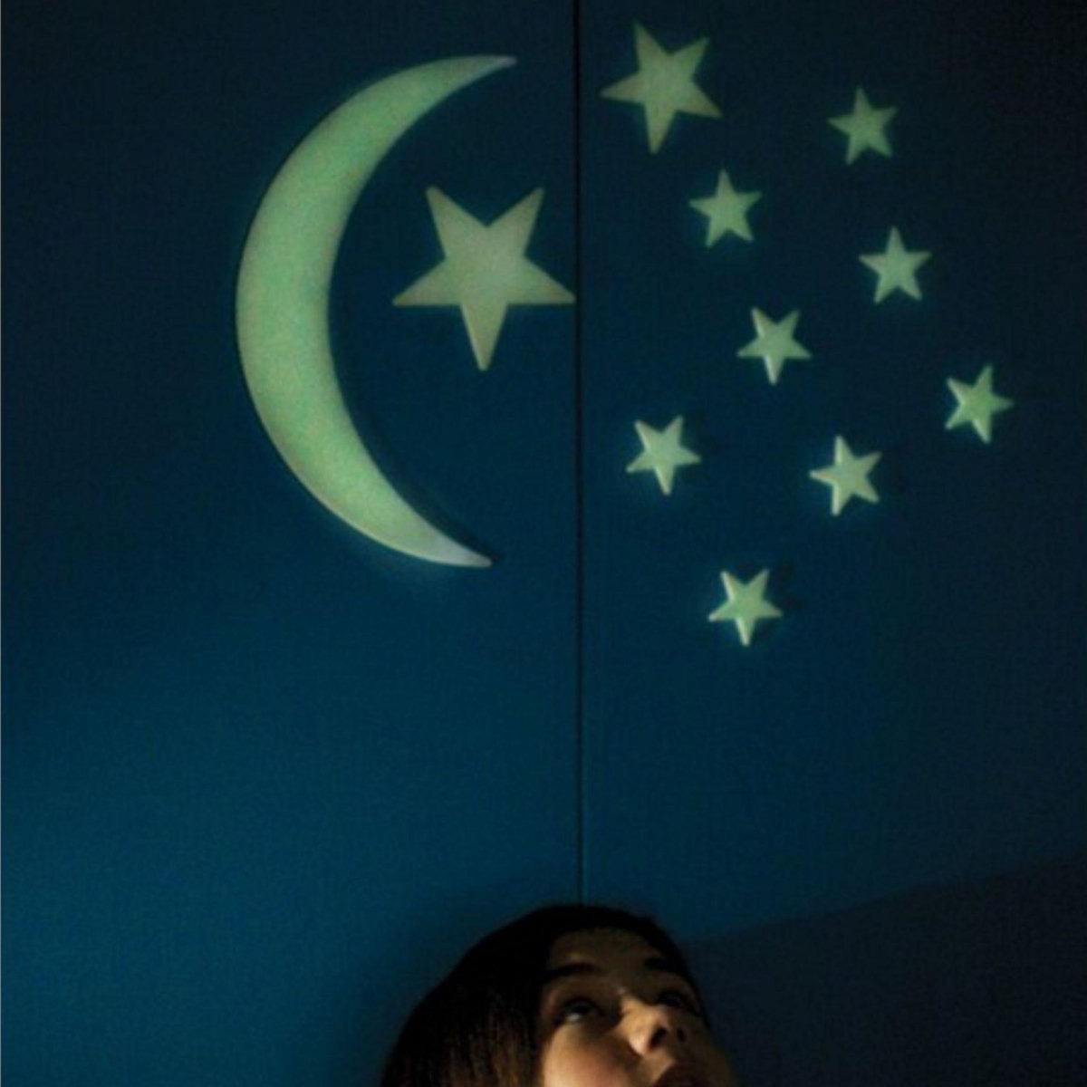 4M Lune et 12 étoiles phosphorescentes 4M