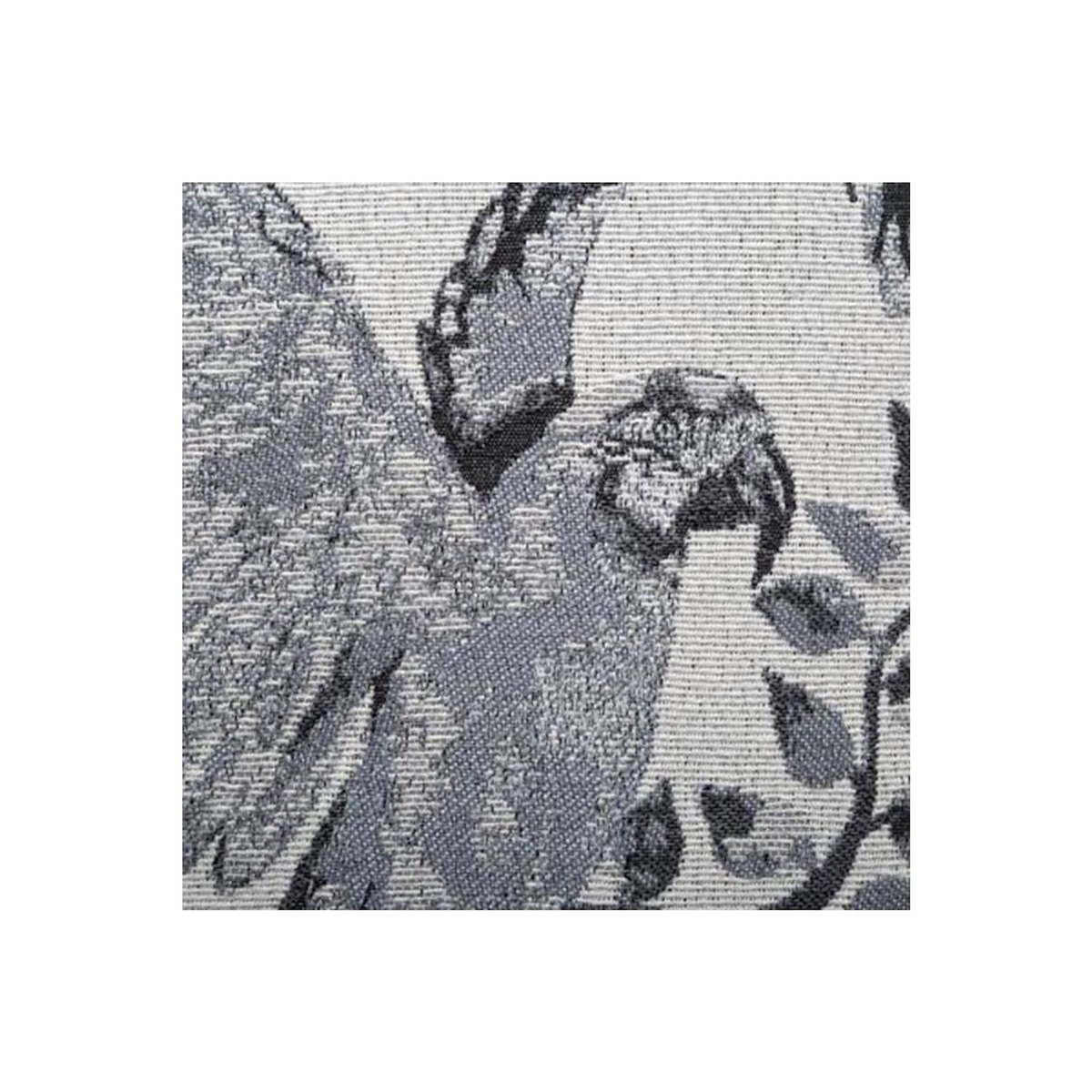ATMOSPHERA Coussin Déco  Perroquet  40x40cm Gris