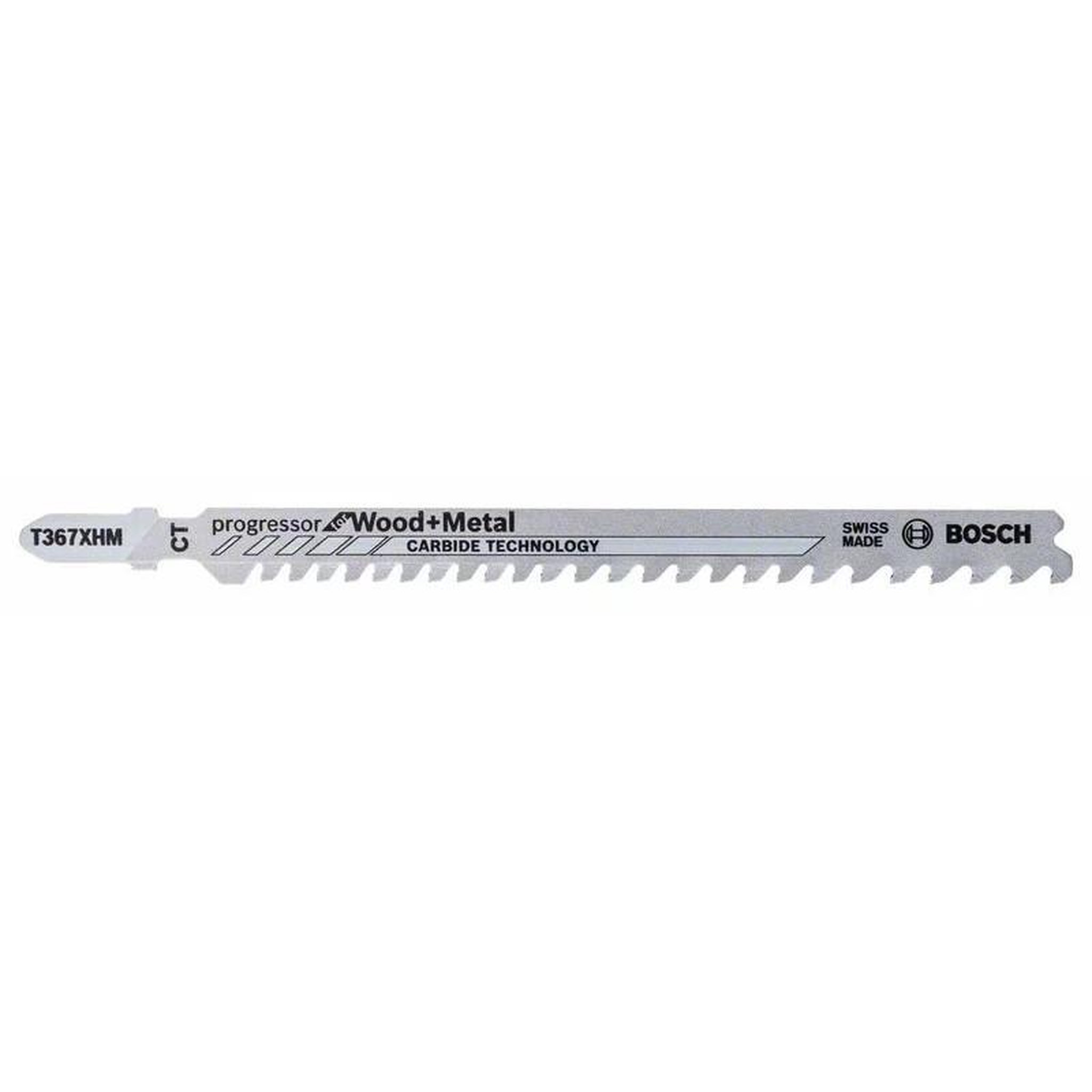 BOSCH 3 lames de scie sauteuse T 367 XHM carbure Progressor for Wood and Metal BOSCH EXPERT 2608900560
