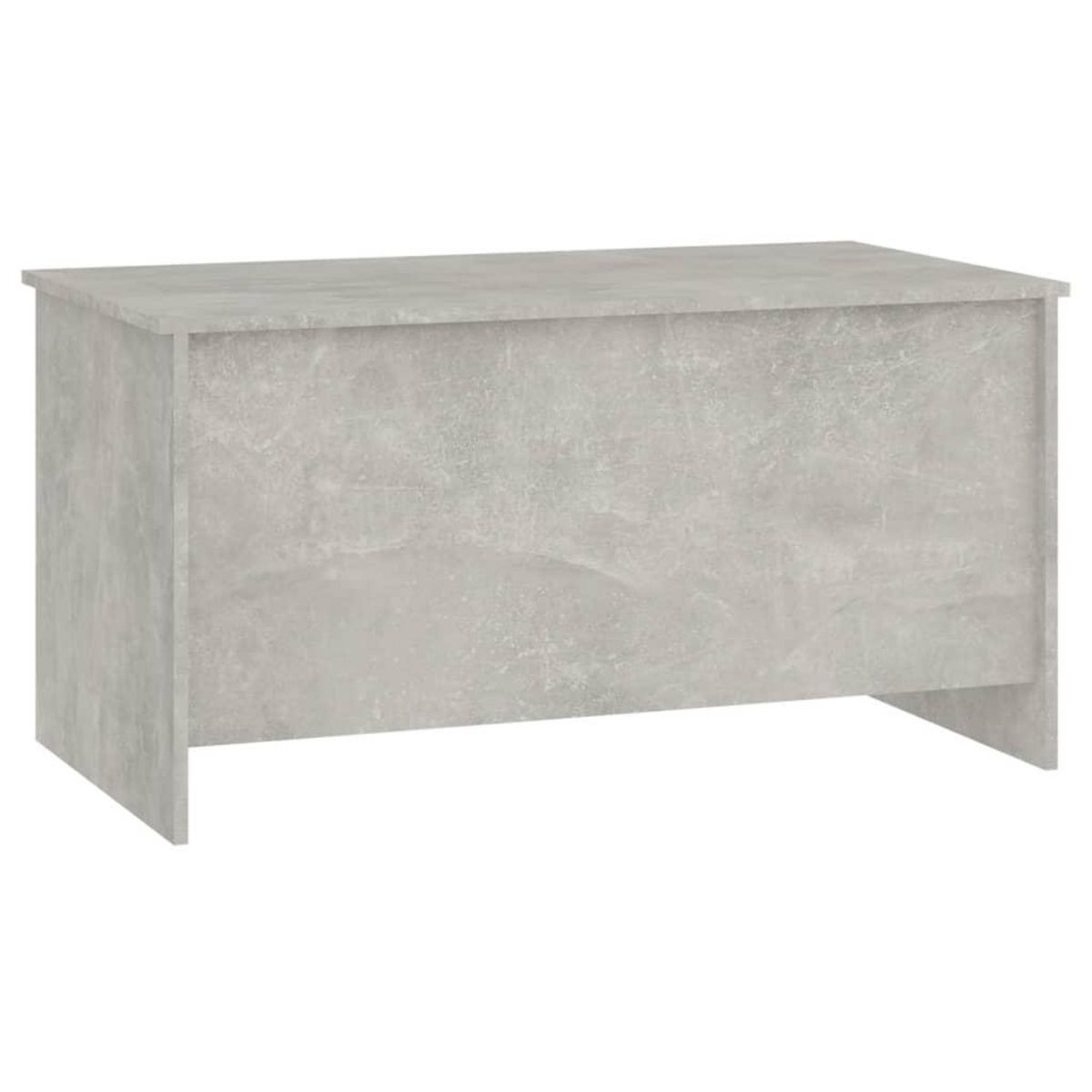 VIDAXL Table basse gris beton 102x55,5x52,5 cm bois d'ingenierie