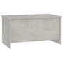 Voir la diapositive 3 : VIDAXL Table basse gris beton 102x55,5x52,5 cm bois d'ingenierie