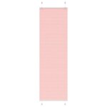 VIDAXL Store plisse rose 60x200 cm largeur du tissu 59,4 cm polyester