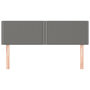 Voir la diapositive 3 : VIDAXL Tetes de lit 2 pcs Gris fonce 72x5x78/88 cm Tissu