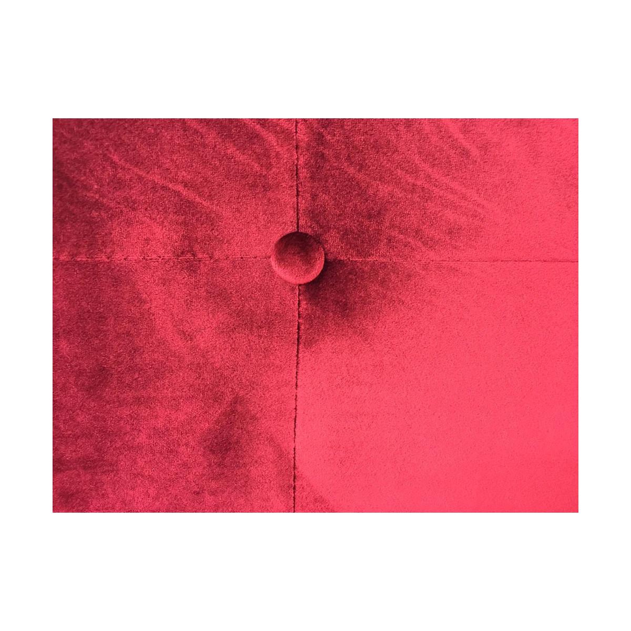 Voir la diapositive 3 : Paris Prix Tête de lit capitonnée en velours  amor  160cm rouge