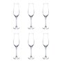 Voir la diapositive 1 : SECRET DE GOURMET Lot de 6 Flûtes à Champagne  Oriane  20cl Transparent