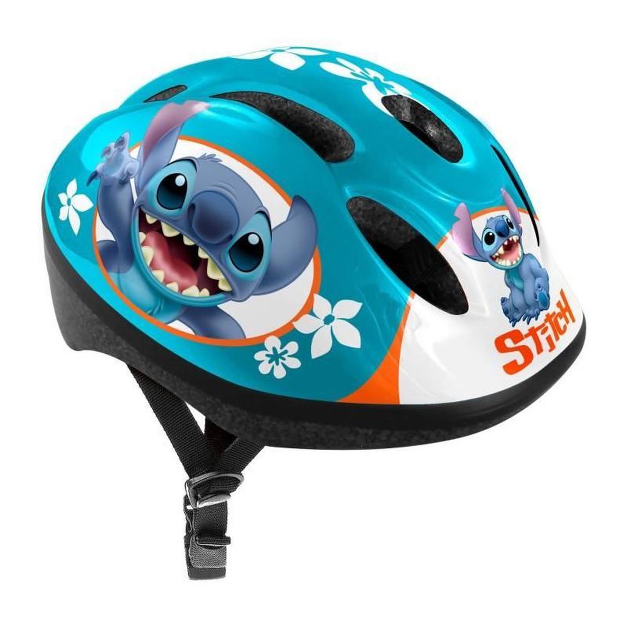Voir la diapositive 1 : DISNEY Casque de sport - DISNEY - STITCH - Taille S - Tour de tete réglable 53/56cm - Aérations et mousses internes pour plus de conf