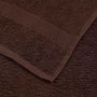 Voir la diapositive 6 : VIDAXL Serviettes de bain 4 pcs marron 100x150 cm 360 g m² 100% coton