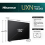 Voir la diapositive 5 : Hisense TV QLED 110UXNQ (280cm)