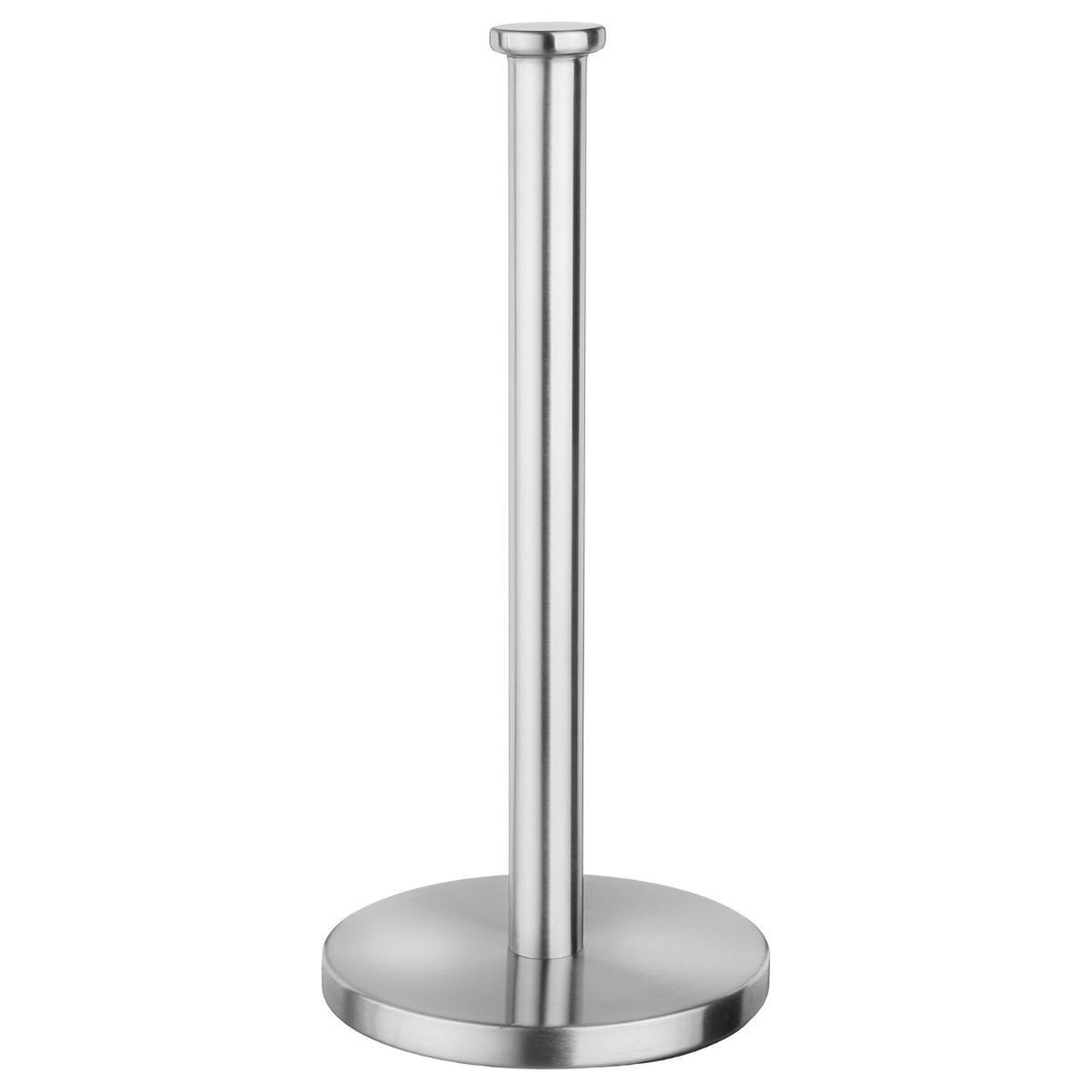 Voir la diapositive 2 : FIVE Porte essuie-tout inox  rond  33cm argent